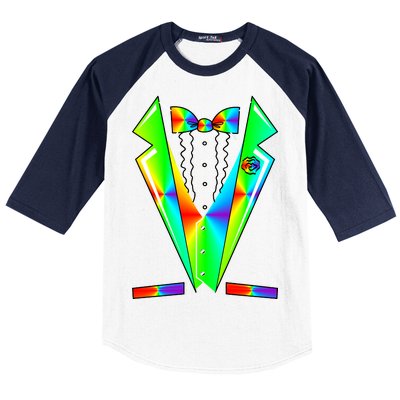 Tux Tuxedo With Pockets Rose Tie Dye Baseball Sleeve Shirt