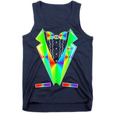 Tux Tuxedo With Pockets Rose Tie Dye Tank Top