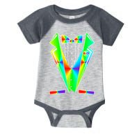 Tux Tuxedo With Pockets Rose Tie Dye Infant Baby Jersey Bodysuit