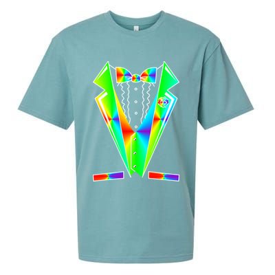 Tux Tuxedo With Pockets Rose Tie Dye Sueded Cloud Jersey T-Shirt