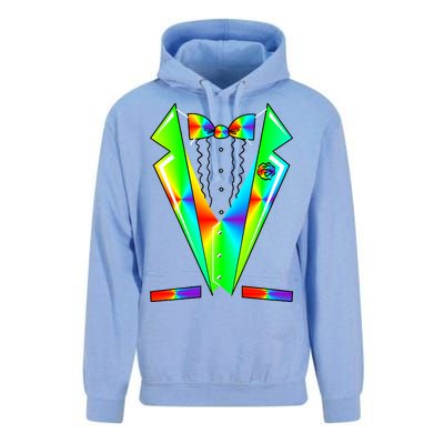 Tux Tuxedo With Pockets Rose Tie Dye Unisex Surf Hoodie