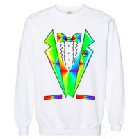 Tux Tuxedo With Pockets Rose Tie Dye Garment-Dyed Sweatshirt
