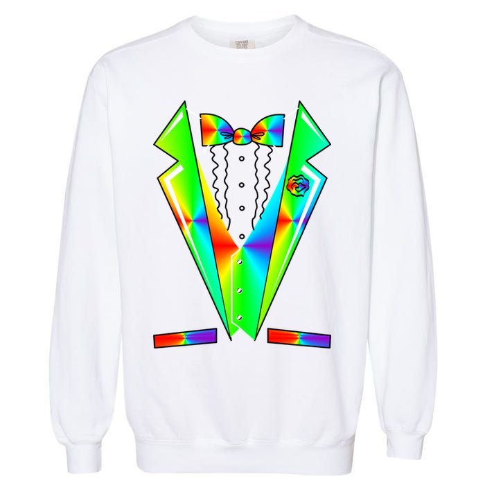 Tux Tuxedo With Pockets Rose Tie Dye Garment-Dyed Sweatshirt