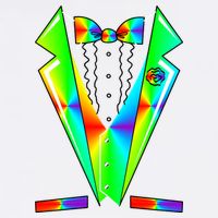 Tux Tuxedo With Pockets Rose Tie Dye Garment-Dyed Sweatshirt