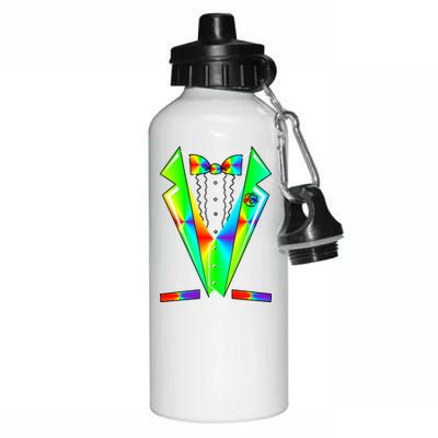 Tux Tuxedo With Pockets Rose Tie Dye Aluminum Water Bottle