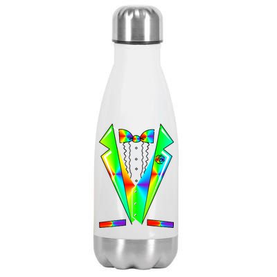 Tux Tuxedo With Pockets Rose Tie Dye Stainless Steel Insulated Water Bottle