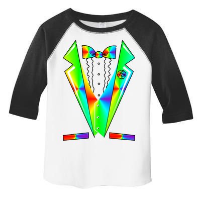 Tux Tuxedo With Pockets Rose Tie Dye Toddler Fine Jersey T-Shirt