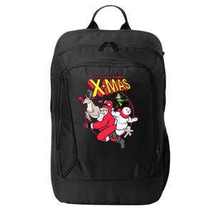 The Uncanny X Mas Funny Santa Funny Christmas Xmas City Backpack