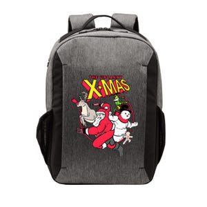 The Uncanny X Mas Funny Santa Funny Christmas Xmas Vector Backpack