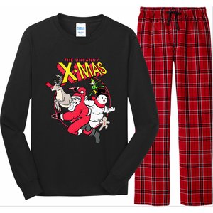 The Uncanny Xmas Funny Santa Long Sleeve Pajama Set