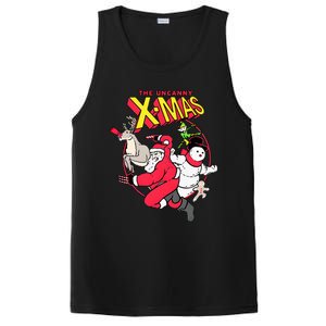 The Uncanny Xmas Funny Santa PosiCharge Competitor Tank