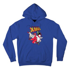 The Uncanny Xmas Funny Santa Hoodie