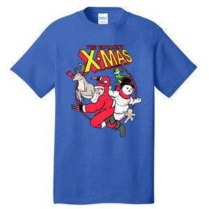 The Uncanny Xmas Funny Santa Tall T-Shirt