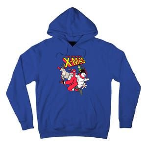 The Uncanny Xmas Funny Santa Tall Hoodie