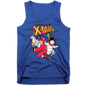 The Uncanny Xmas Funny Santa Tank Top