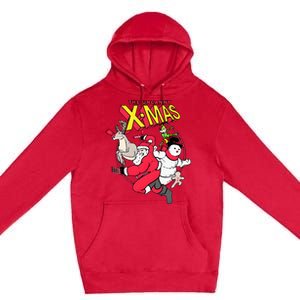 The Uncanny Xmas Funny Santa Premium Pullover Hoodie