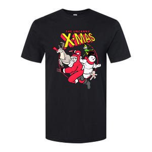 The Uncanny Xmas Funny Santa Softstyle CVC T-Shirt