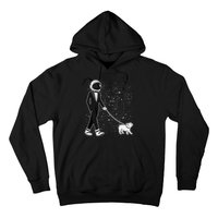 Tuxedo Astronaut Walking Dog Hoodie