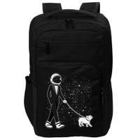 Tuxedo Astronaut Walking Dog Impact Tech Backpack