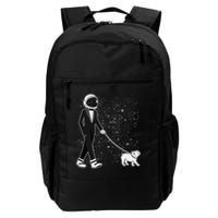 Tuxedo Astronaut Walking Dog Backpack