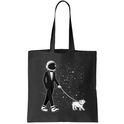 Tuxedo Astronaut Walking Dog Bag