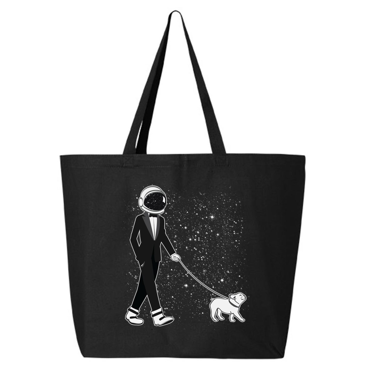Tuxedo Astronaut Walking Dog 25L Jumbo Tote