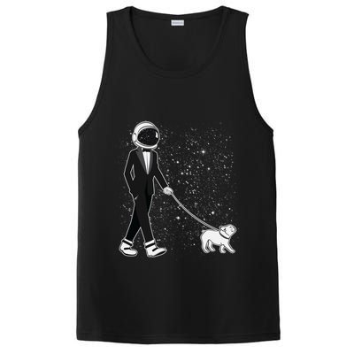 Tuxedo Astronaut Walking Dog PosiCharge Competitor Tank