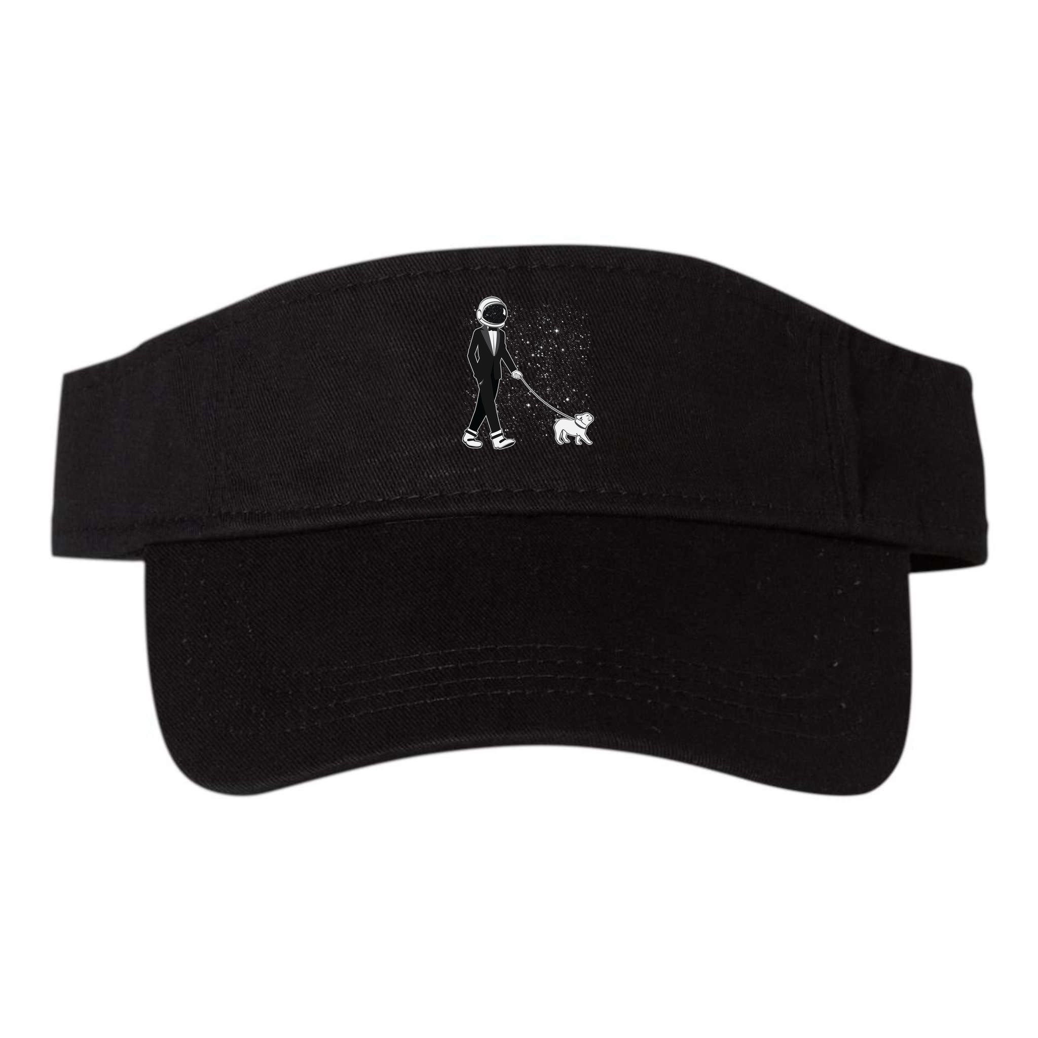 Tuxedo Astronaut Walking Dog Visor