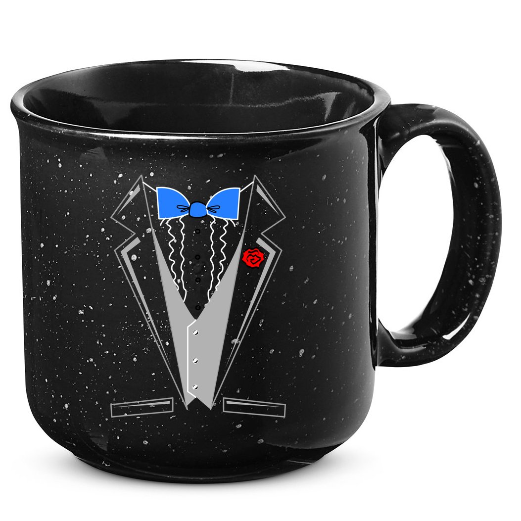 Tuxedo Suit Bachelor Party 15oz Campfire Ceramic Mug