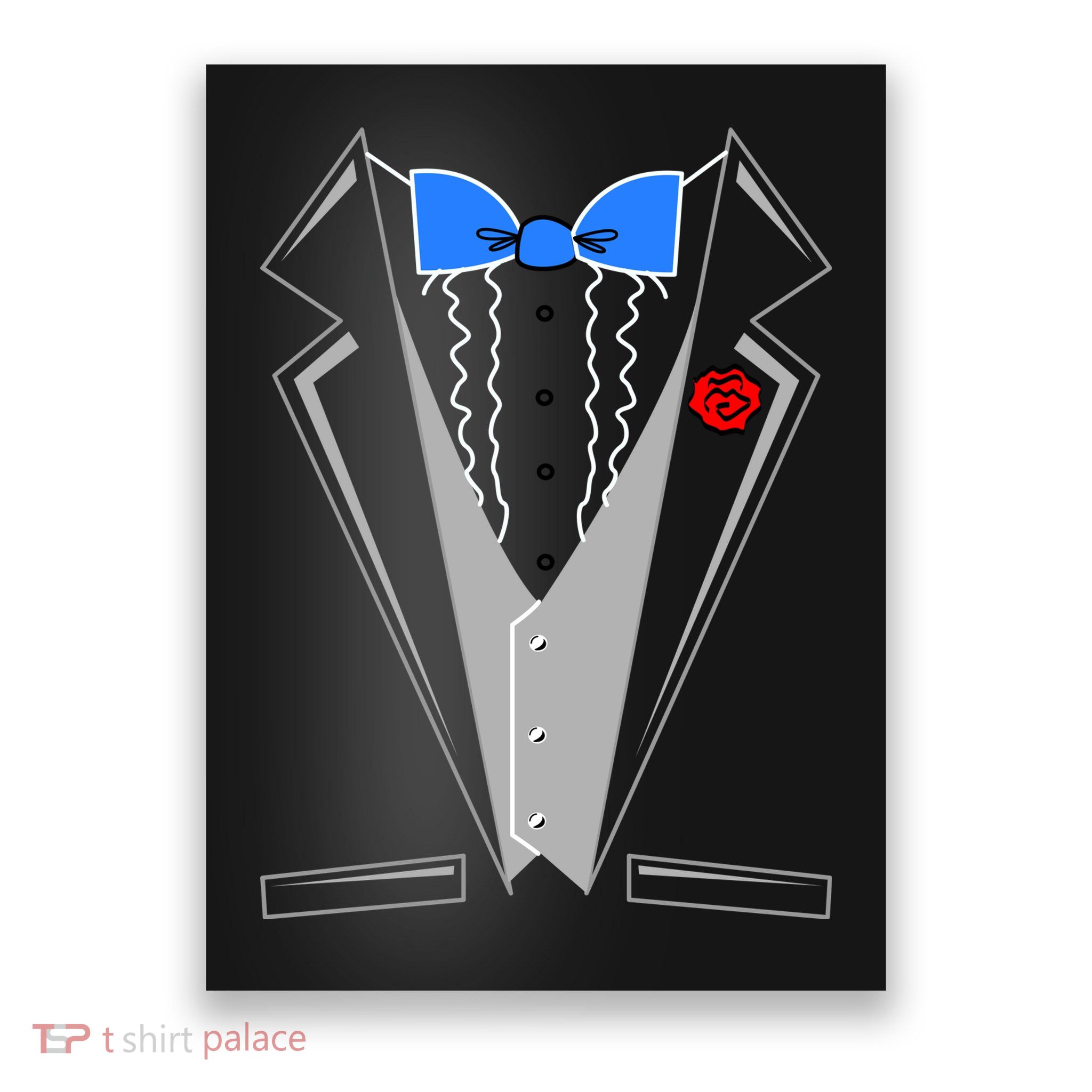 Tuxedo Suit Bachelor Party Poster