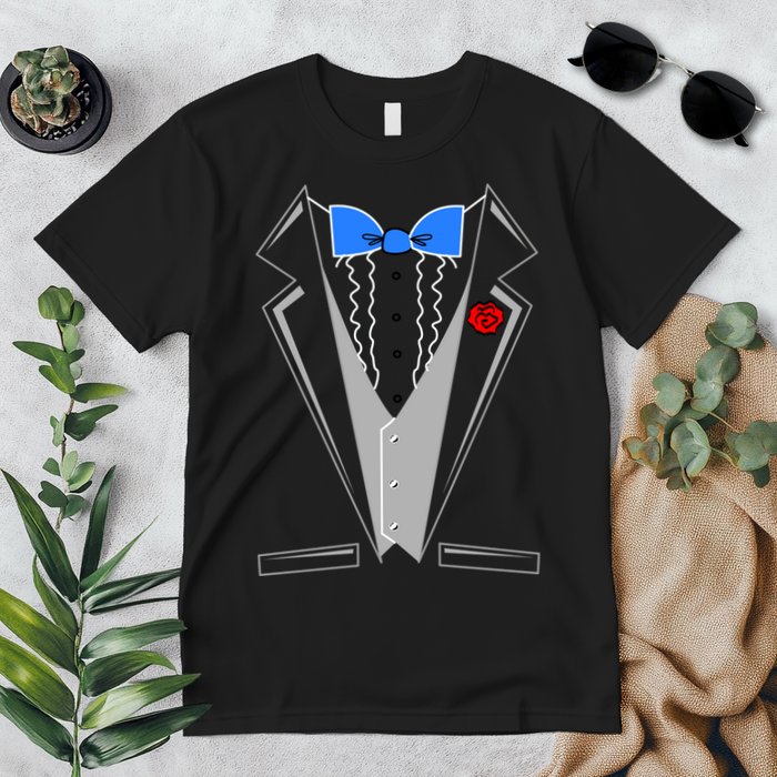 Tuxedo Suit Bachelor Party Premium T-Shirt