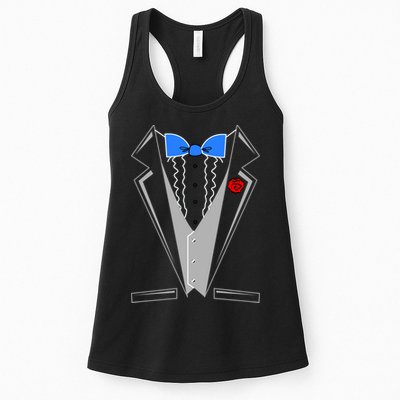 Tuxedo Suit Bachelor Party Womens Tank Top