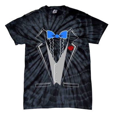 Tuxedo Suit Bachelor Party Tie-Dye T-Shirt