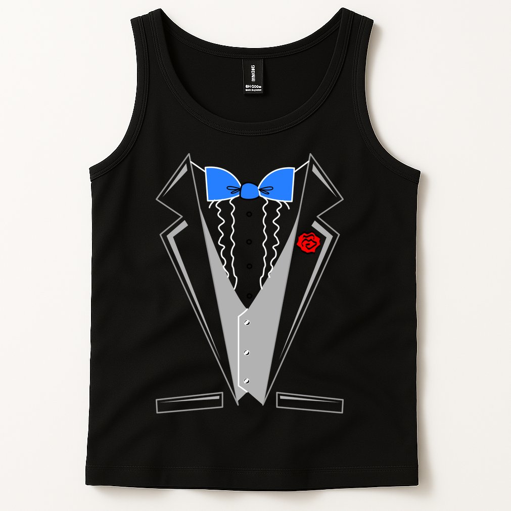Tuxedo Suit Bachelor Party Tank Top