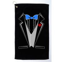 Tuxedo Suit Bachelor Party Golf Towel