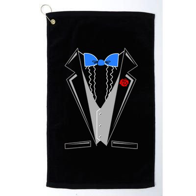 Tuxedo Suit Bachelor Party Platinum Collection Golf Towel