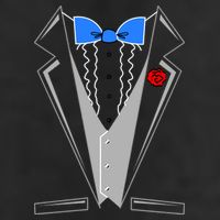 Tuxedo Suit Bachelor Party Golf Towel