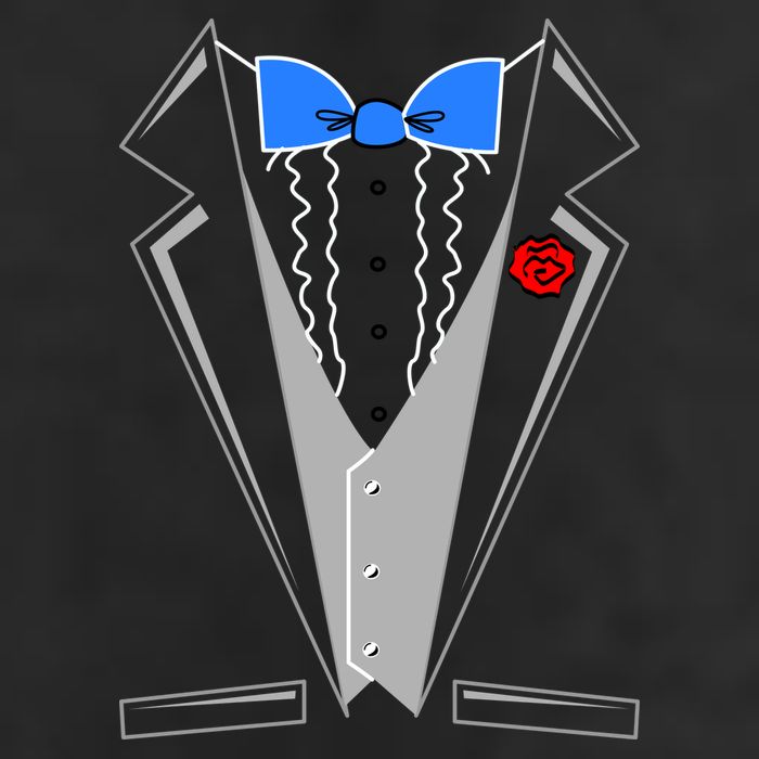 Tuxedo Suit Bachelor Party Golf Towel