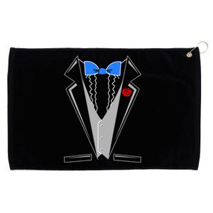 Tuxedo Suit Bachelor Party Grommeted Golf Towel