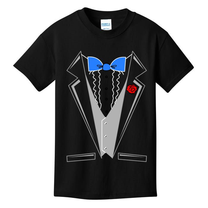Tuxedo Suit Bachelor Party Kids T-Shirt