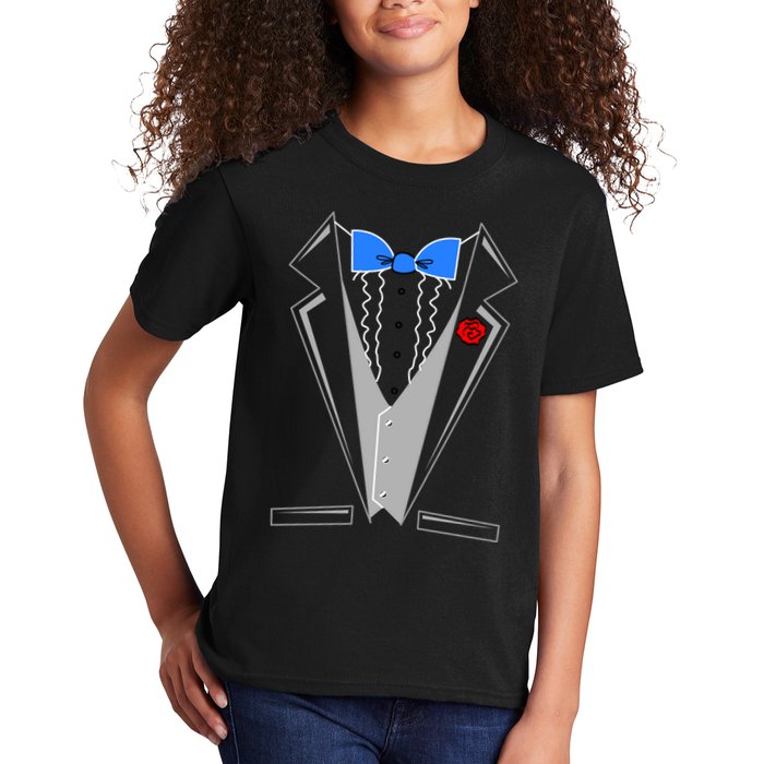 Tuxedo Suit Bachelor Party Kids T-Shirt