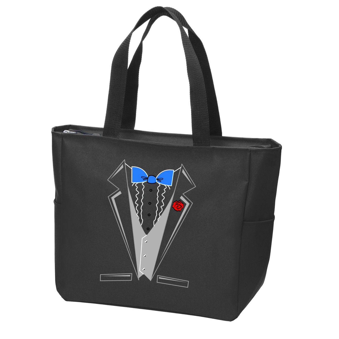 Tuxedo Suit Bachelor Party Zip Tote Bag