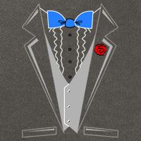 Tuxedo Suit Bachelor Party Cotton Canvas Backpack