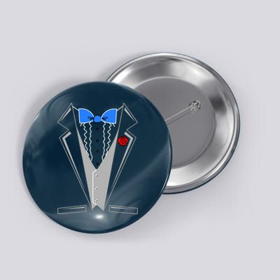 Tuxedo Suit Bachelor Party Button