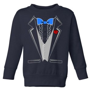 Tuxedo Suit Bachelor Party Toddler Sweatshirt