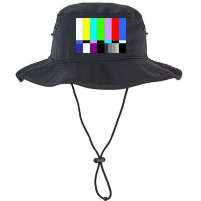 TV Colors Bars Organic Screen Retro Bucket Hat