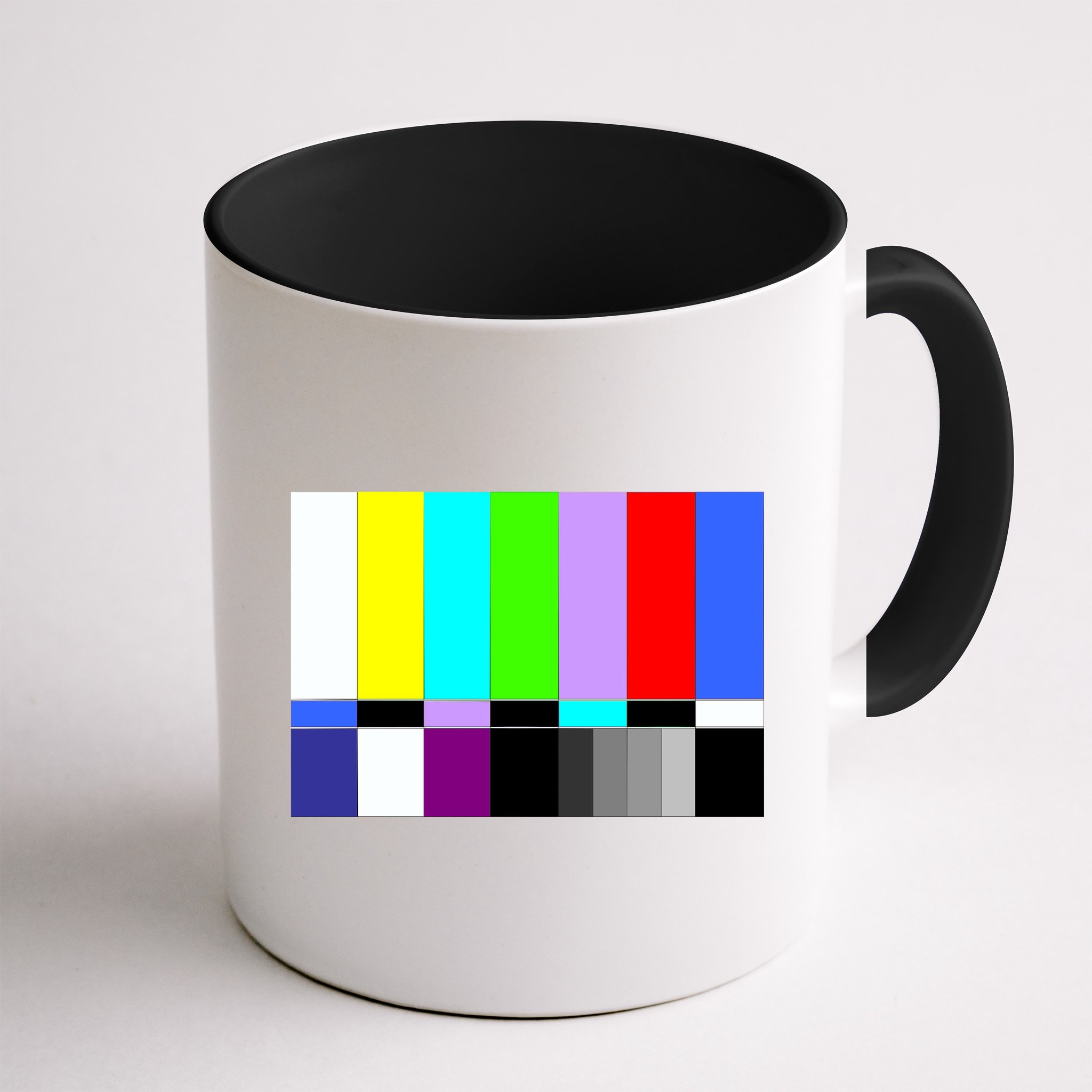 TV Colors Bars Organic Screen Retro Mug