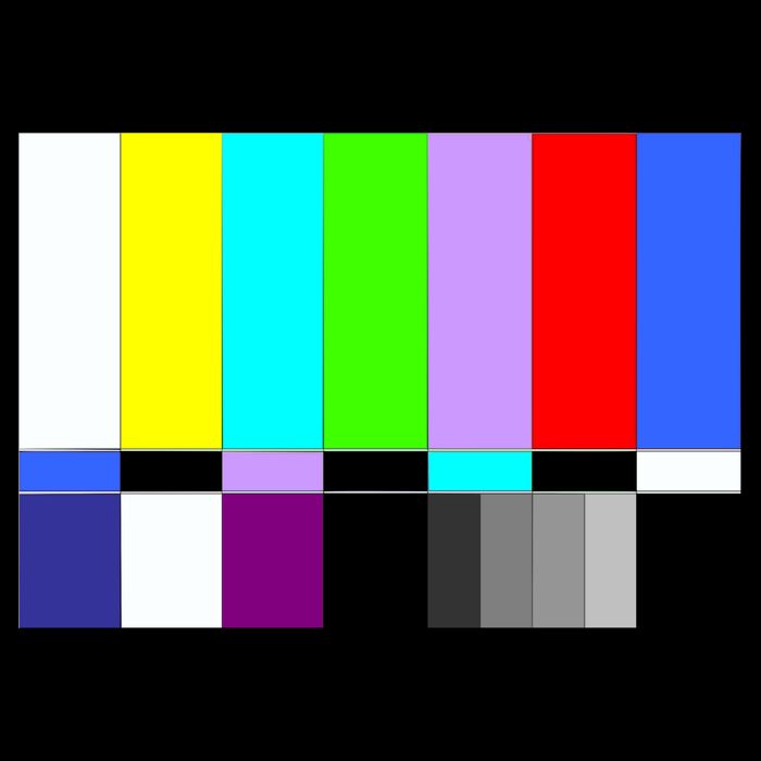 TV Colors Bars Organic Screen Retro Mug