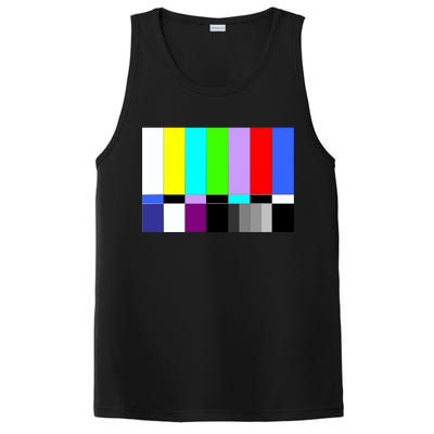 TV Colors Bars Organic Screen Retro PosiCharge Competitor Tank