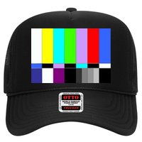 TV Colors Bars Organic Screen Retro Trucker Hat